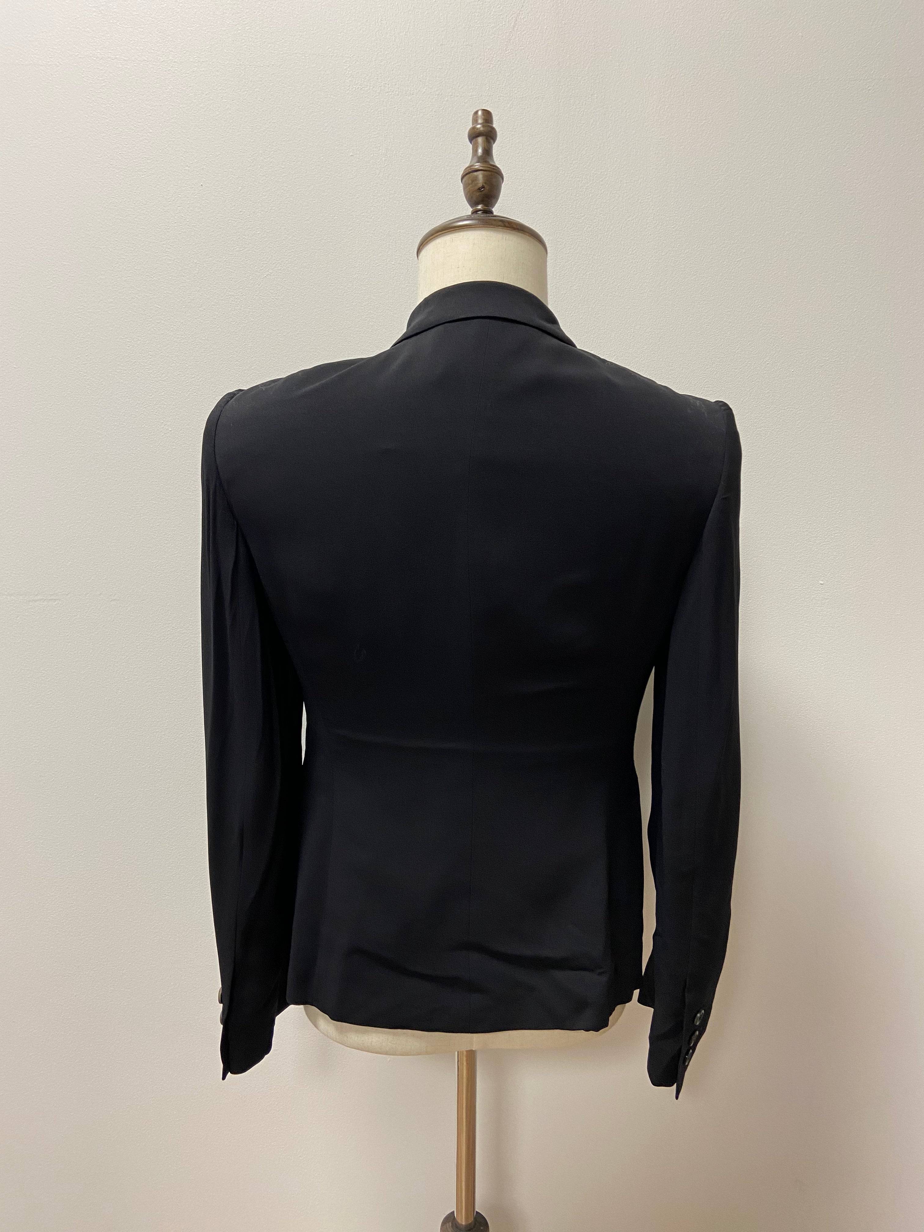 Vintage Prada Women's Tailored Blazer Size 42 Elegant Black