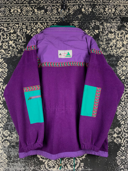 Vintage La Mode des Montagnes Fleece Anorak Jacket