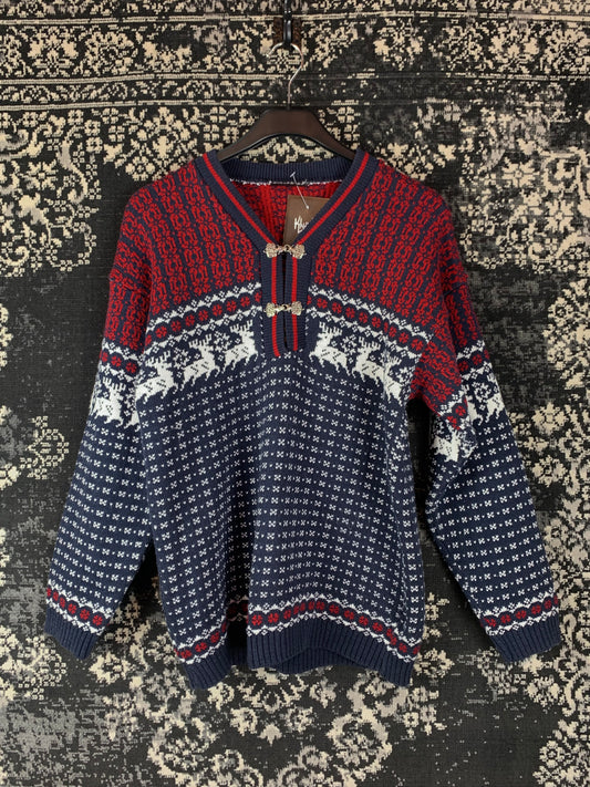 Men's Vintage Imperial Christmas Sweater