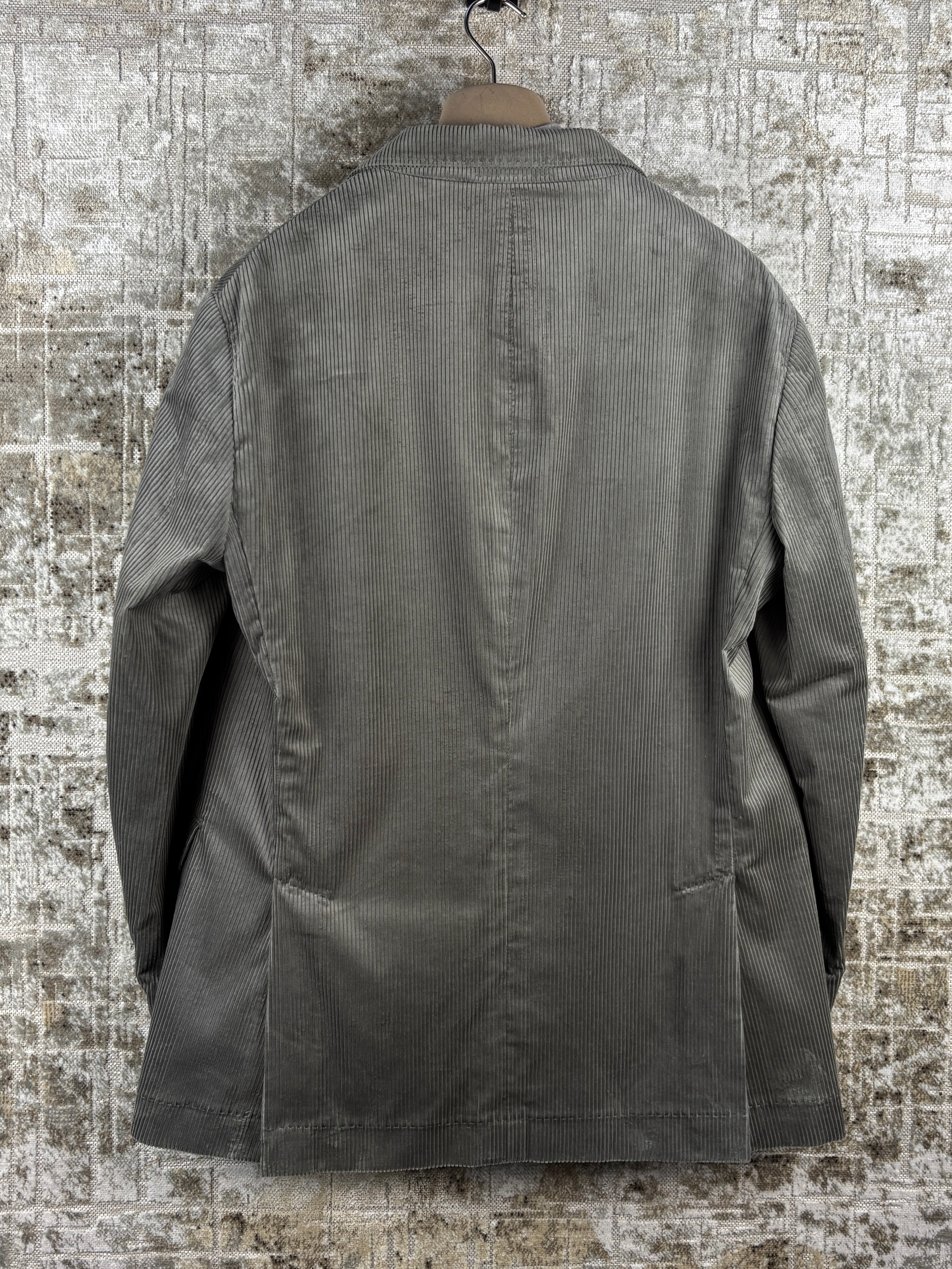 Brunello Cucinelli Corduroy Grey Blazer
