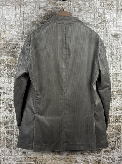 Brunello Cucinelli Corduroy Grey Blazer