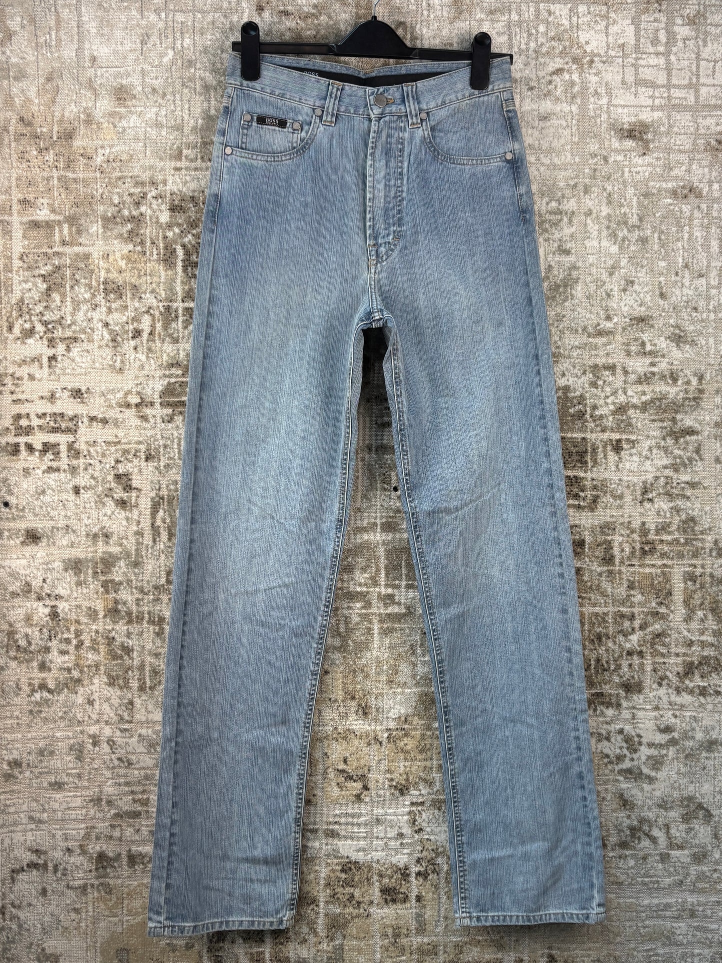 Women's Y2K Hugo Boss Light Wash Straight Leg Jeans