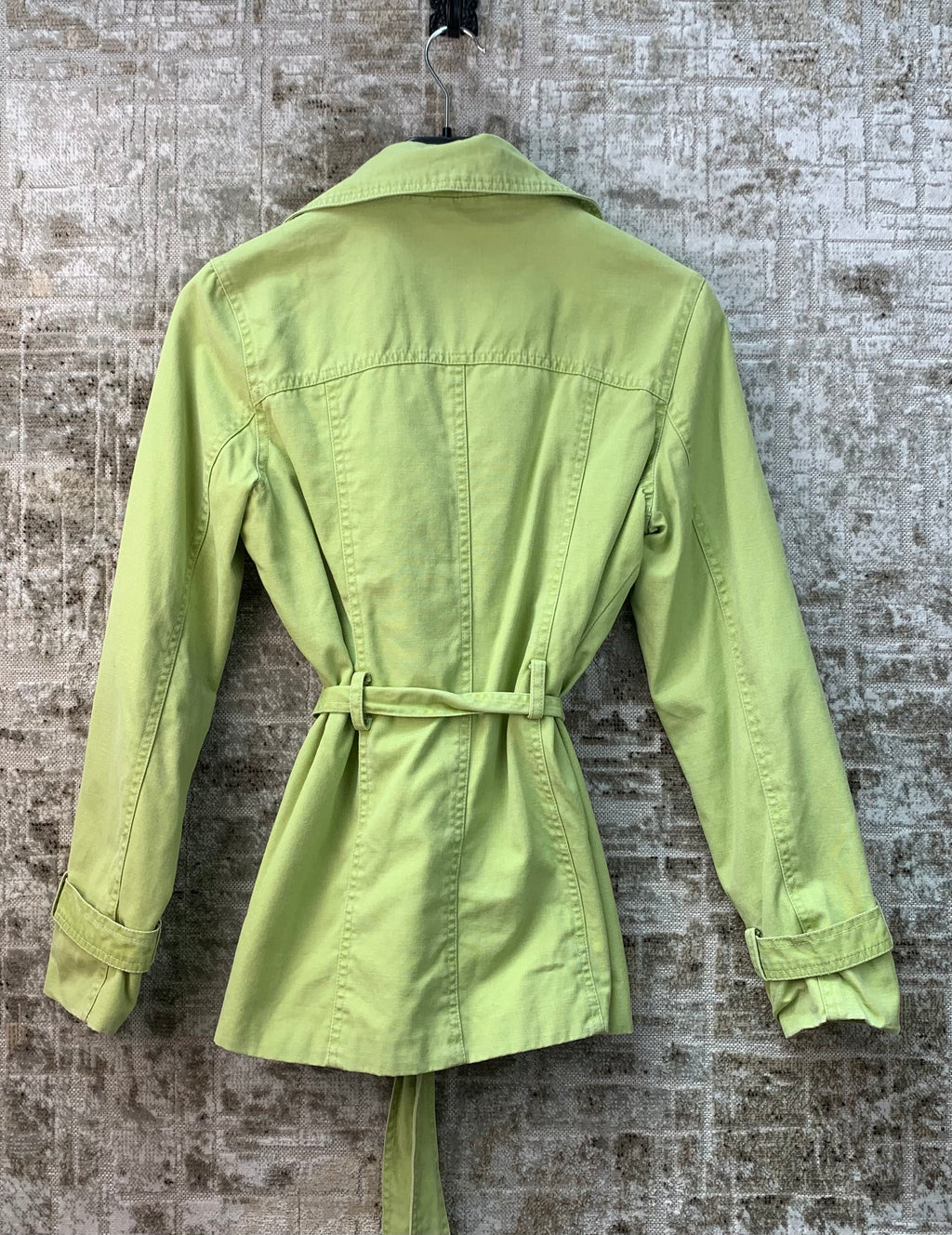 Twice Womens Lime Green Short Coat