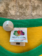 Men's Vintage Sun City Rollers Yellow and Green T-Shirt