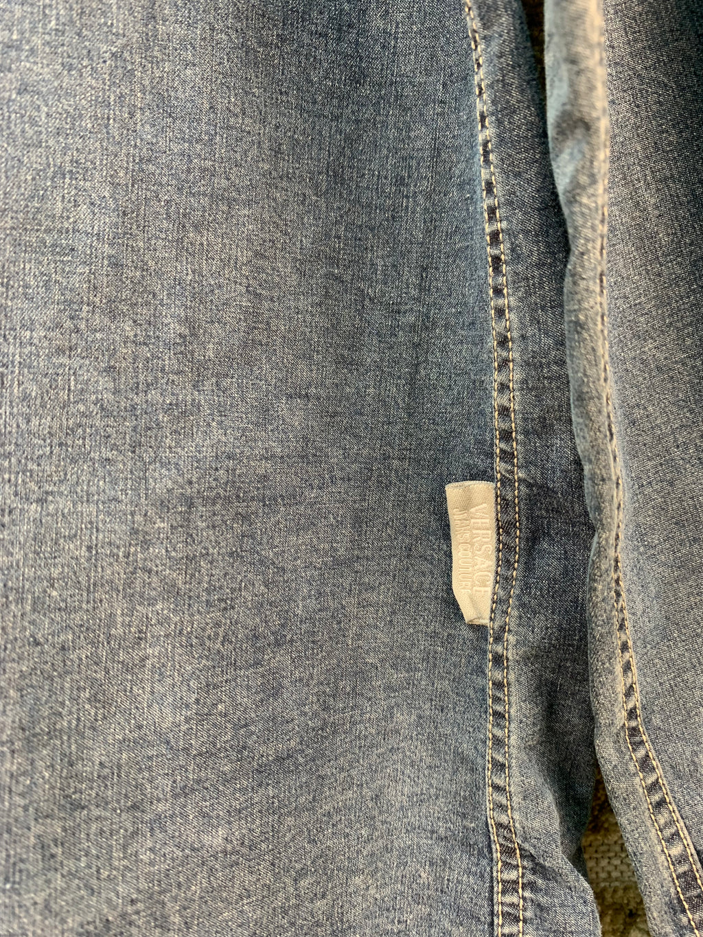 Versace Jeans Couture Vintage Denim Button Up Shirt