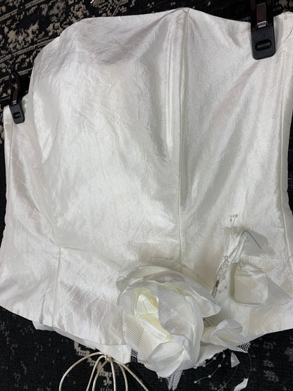 Women's White Wedding Corset