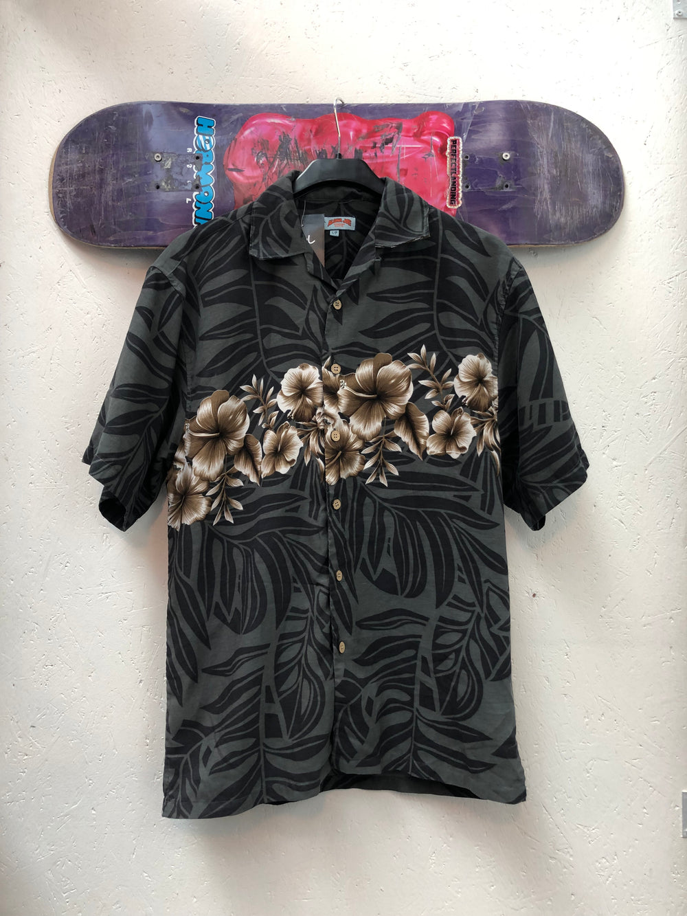 Meeste Y2K Aloha Joe Button Up Särk