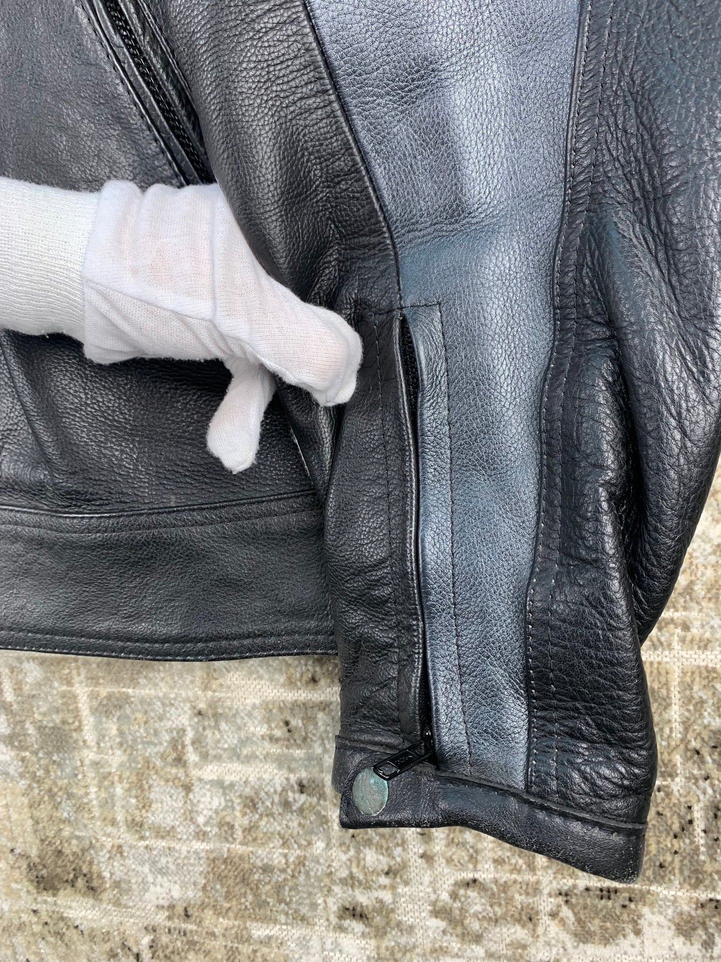 Men's Vintage Black Genuine Leather Jacket