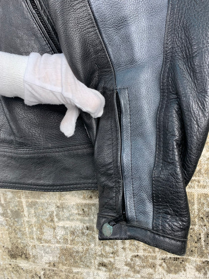 Men's Vintage Black Genuine Leather Jacket