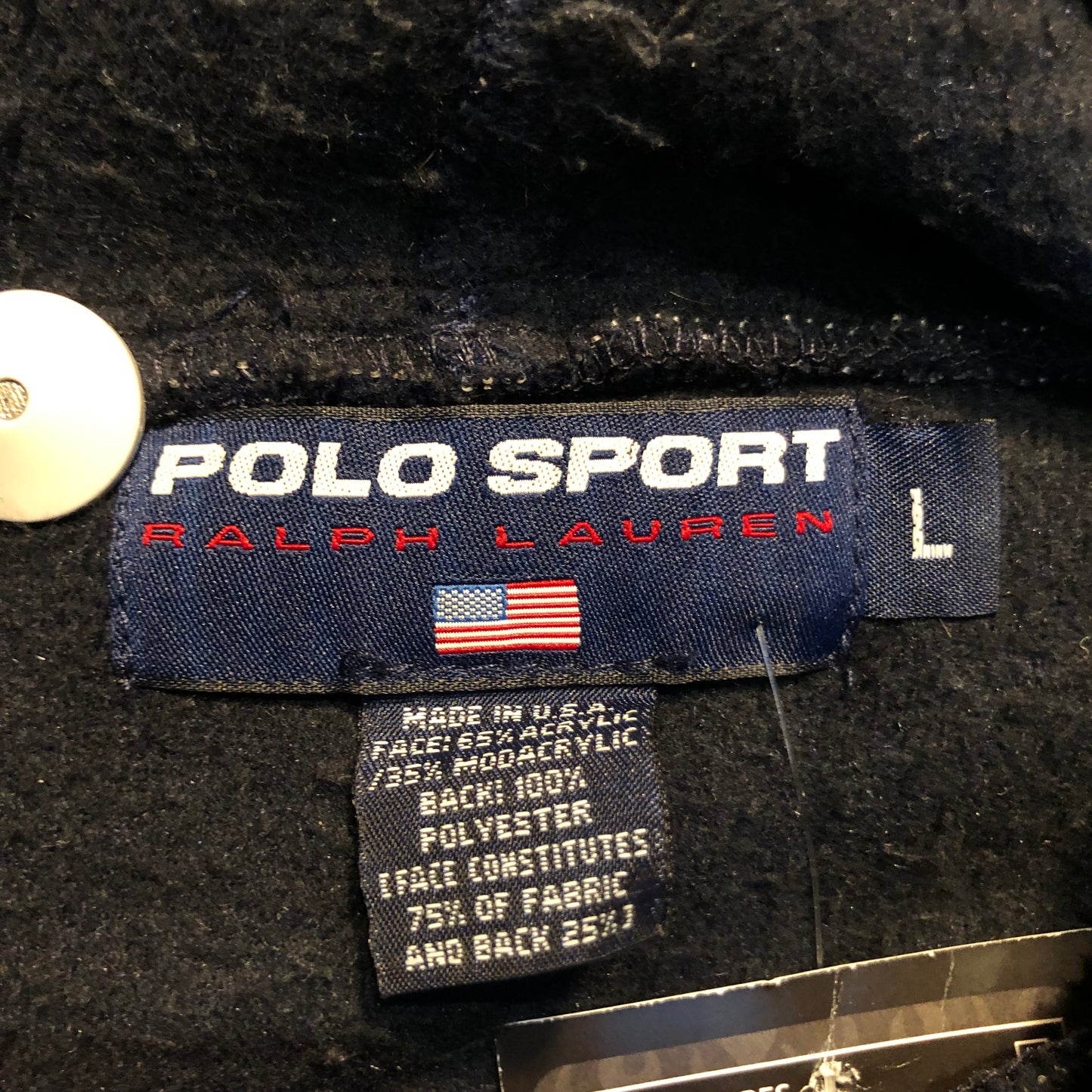 Vintage Polo Sport Ralph Lauren Sherpa Hoodie