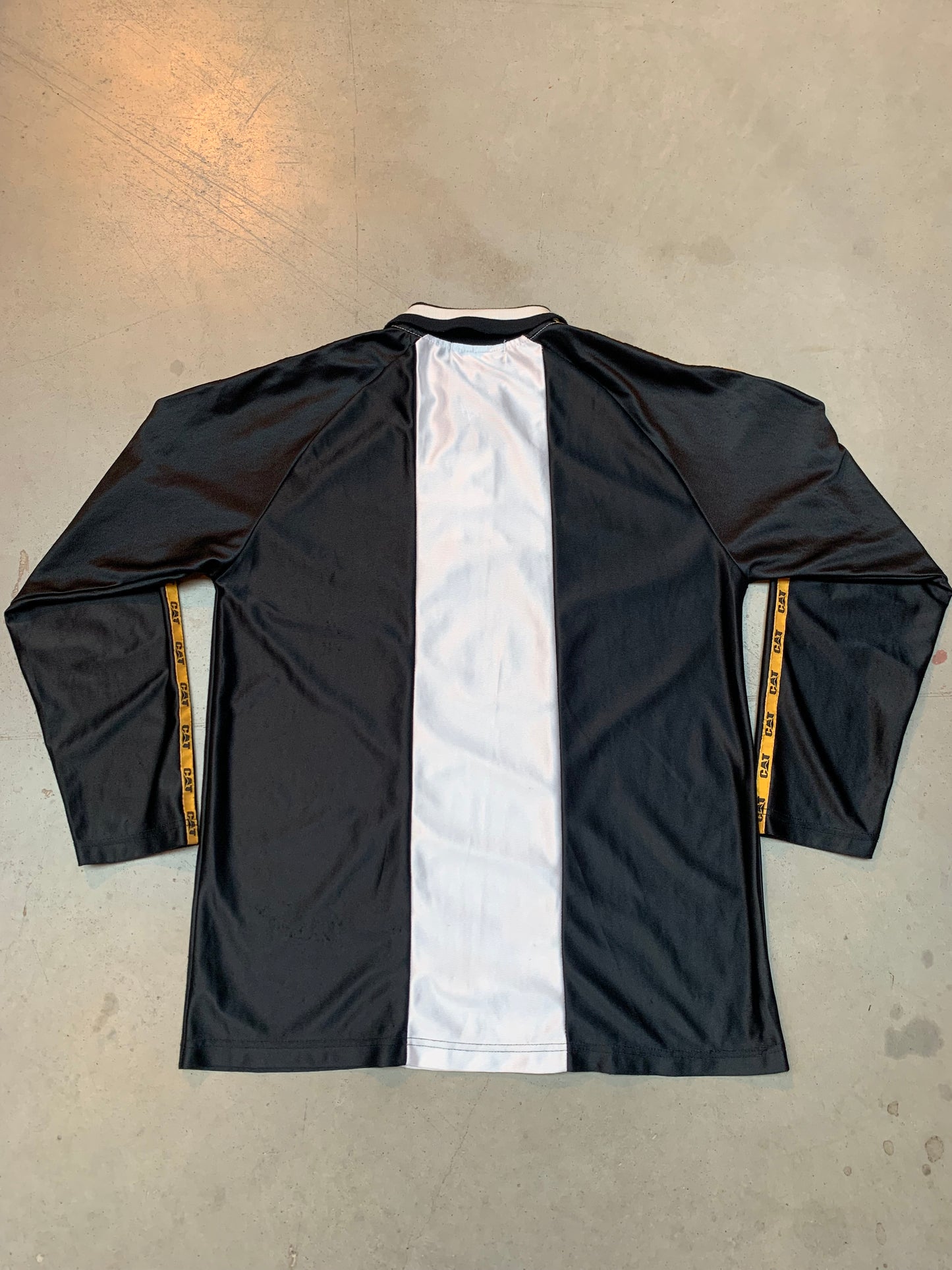 Vintage CAT Diesel Power Long Sleeve Polo Shirt