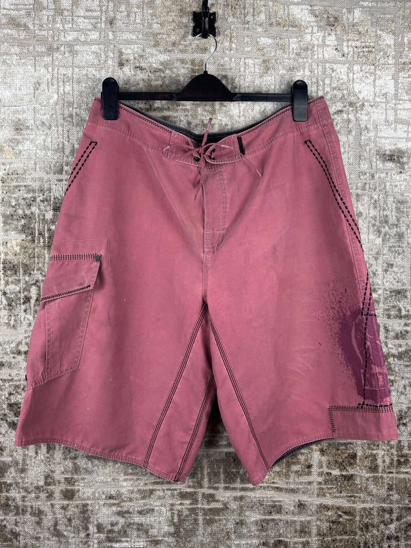 Mens Y2K Brunotti Pink Surf Shorts