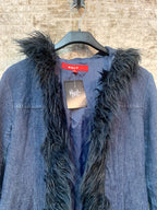 Only Jeanswear Y2K Denim Afghan Coat