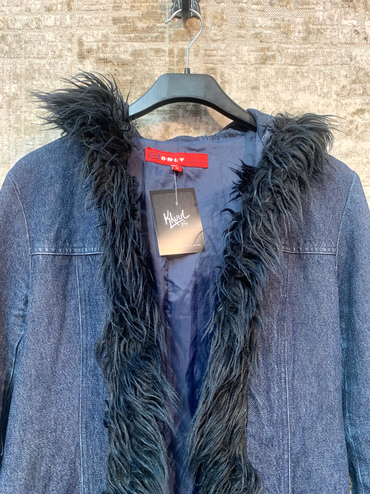 Only Jeanswear Y2K Denim Afghan Coat
