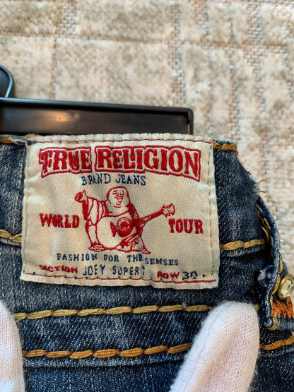 True Religion Rhinestone Straight Jeans