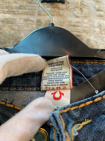 True Religion Rhinestone Super T Jeans