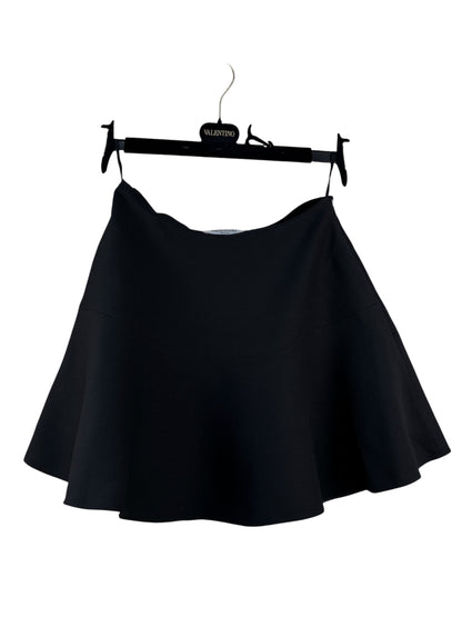 Valentino Garavani Flounced Crepe Skirt