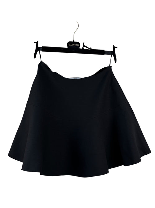 Valentino Garavani Flounced Crepe Skirt