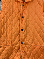Vintage Orange Quilted Vest