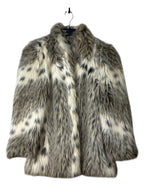 Eybl Faux Fur Lynx-Print Coat