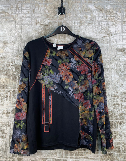 Womens Y2K Floral Long Sleeve Top
