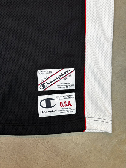 Champion USA Black and White Mesh Tank Top