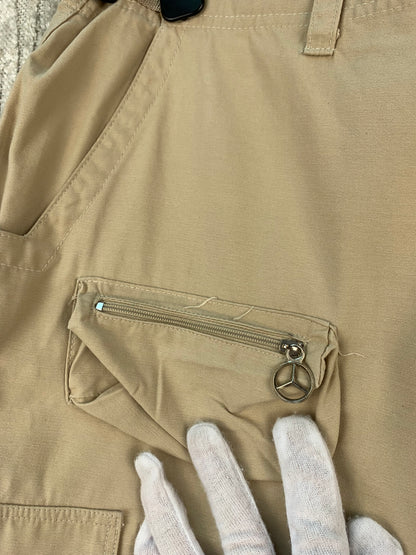 Men's Vintage Beige Cargo Shorts