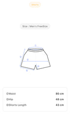 Men's Yellow Blue California Team Swimming Shorts