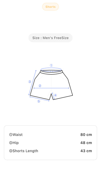 Men's Yellow Blue California Team Swimming Shorts