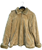 Haoxihao Faux Fur-Lined Hooded Jacket