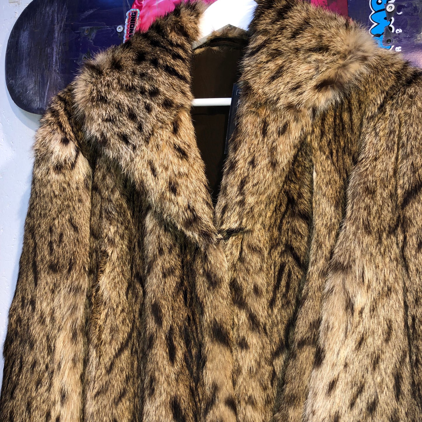 Brown Lynx Fur Coat