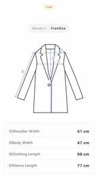 Rainbow Collection Y2K Denim Afghan Coat