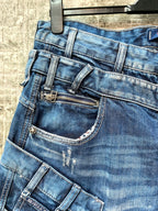Cipo & Baxx Distressed Patchwork Jeans