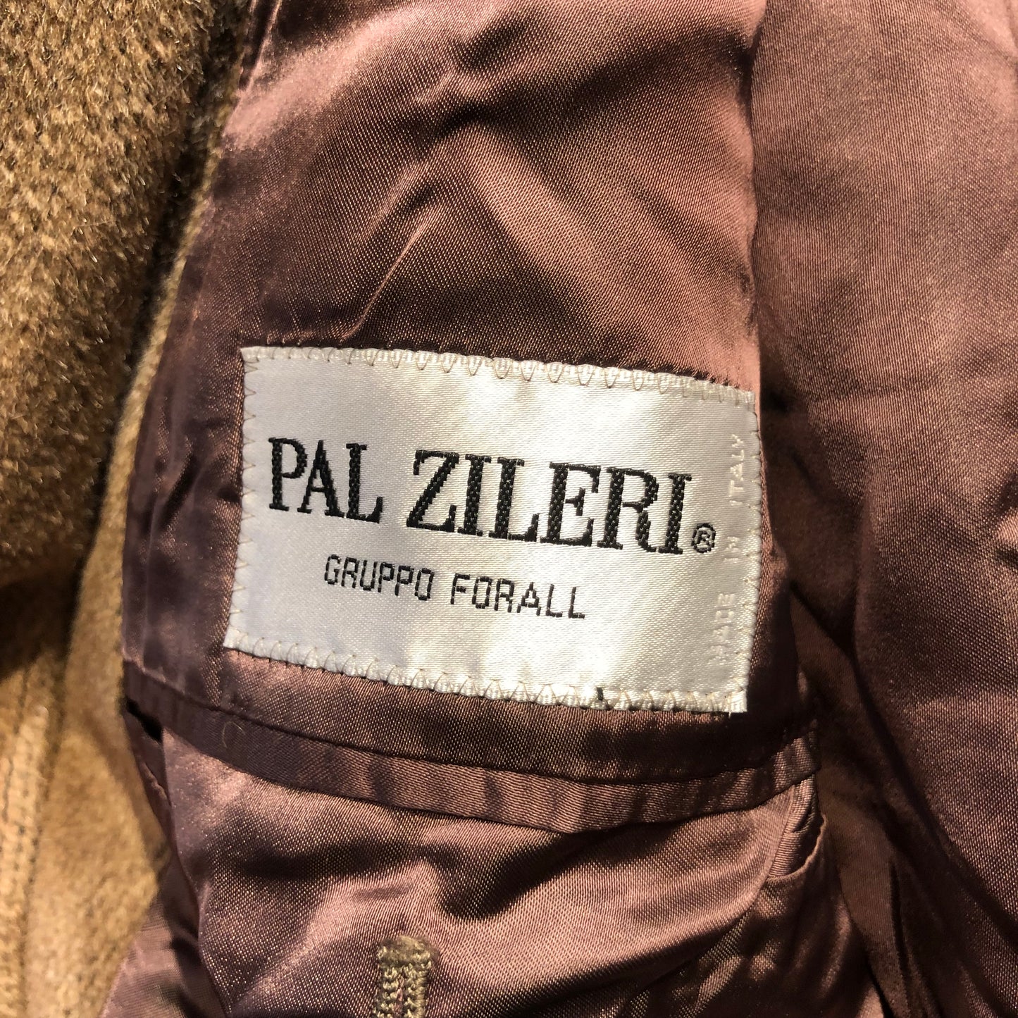 Vintage Pal Zileri Cashmere Camelhair Overcoat