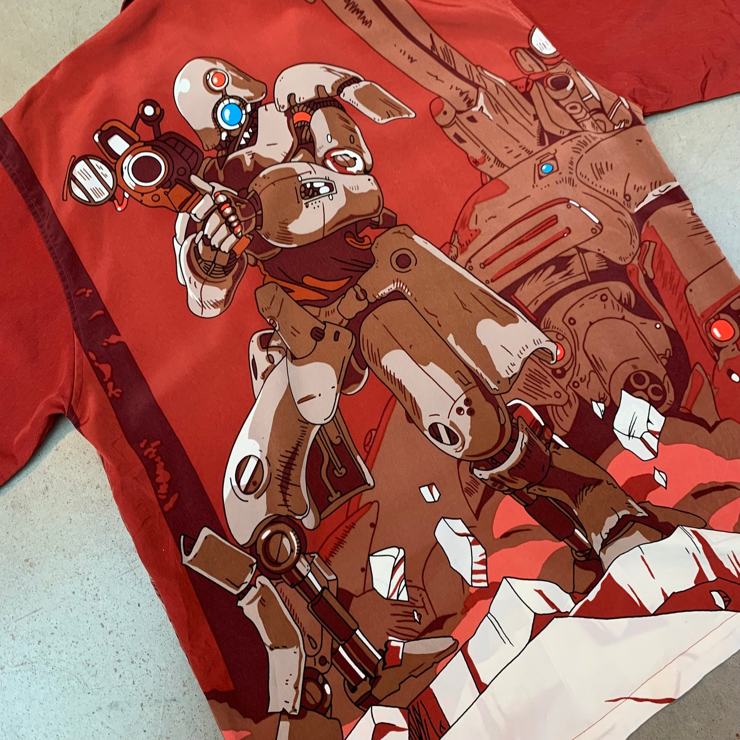 Sir Benni Miles Red Mecha Shirt