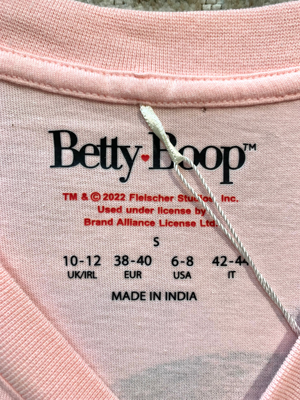 Betty Boop Pink Graphic Tee