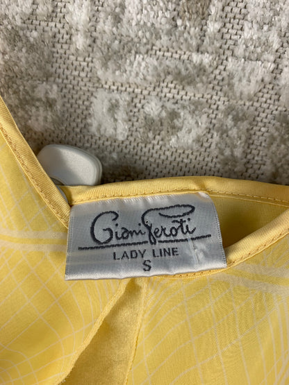 Giani Jeroti Womens Y2K Yellow Slip Dress