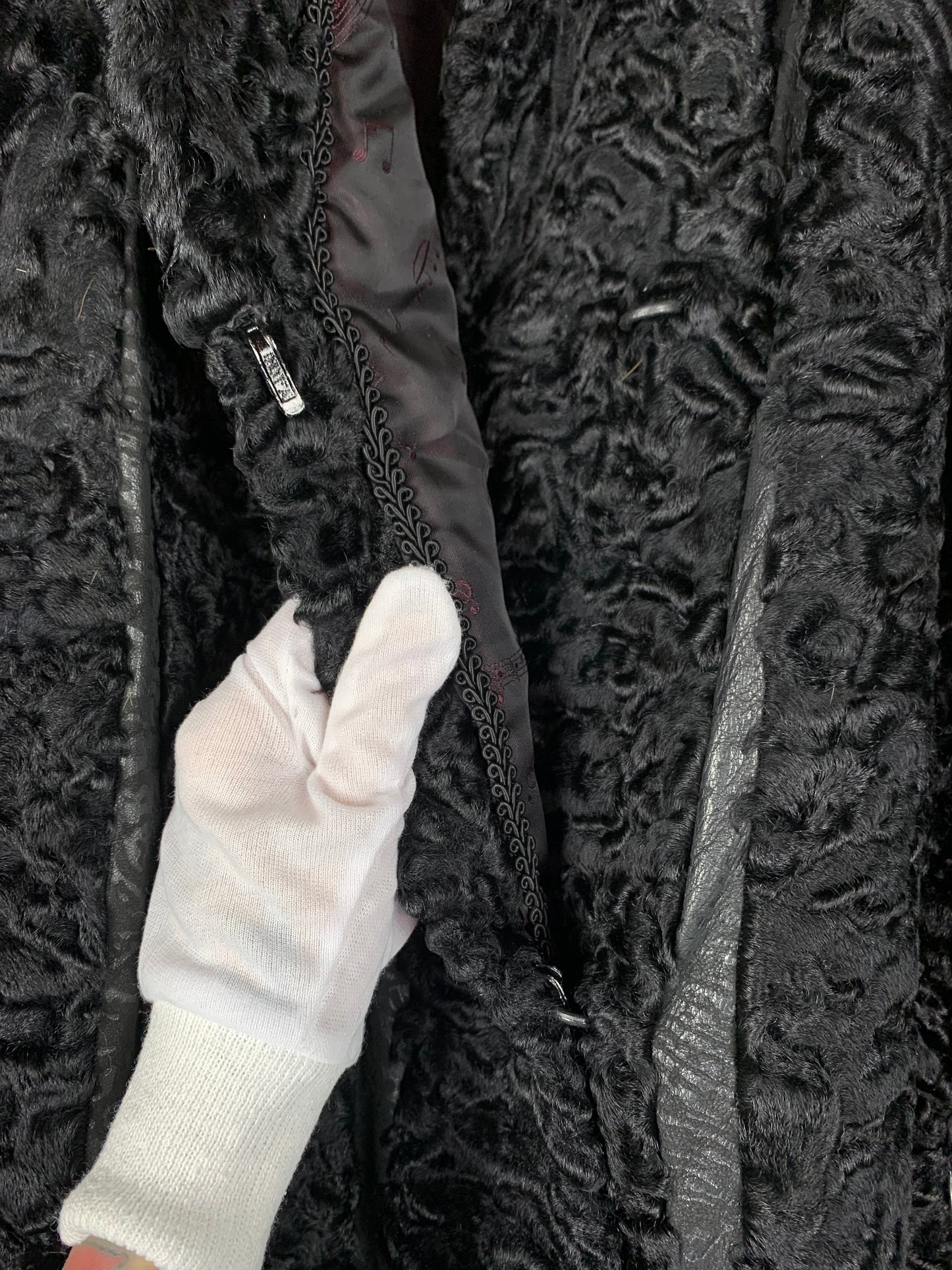 Women’s Vintage Black Persian Lamb Fur Coat