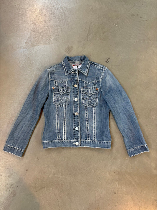Eden Girl Vintage Blue Denim Jacket