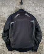 Mens ProBiker Dark Brown Dark Green Motorcycle Jacket