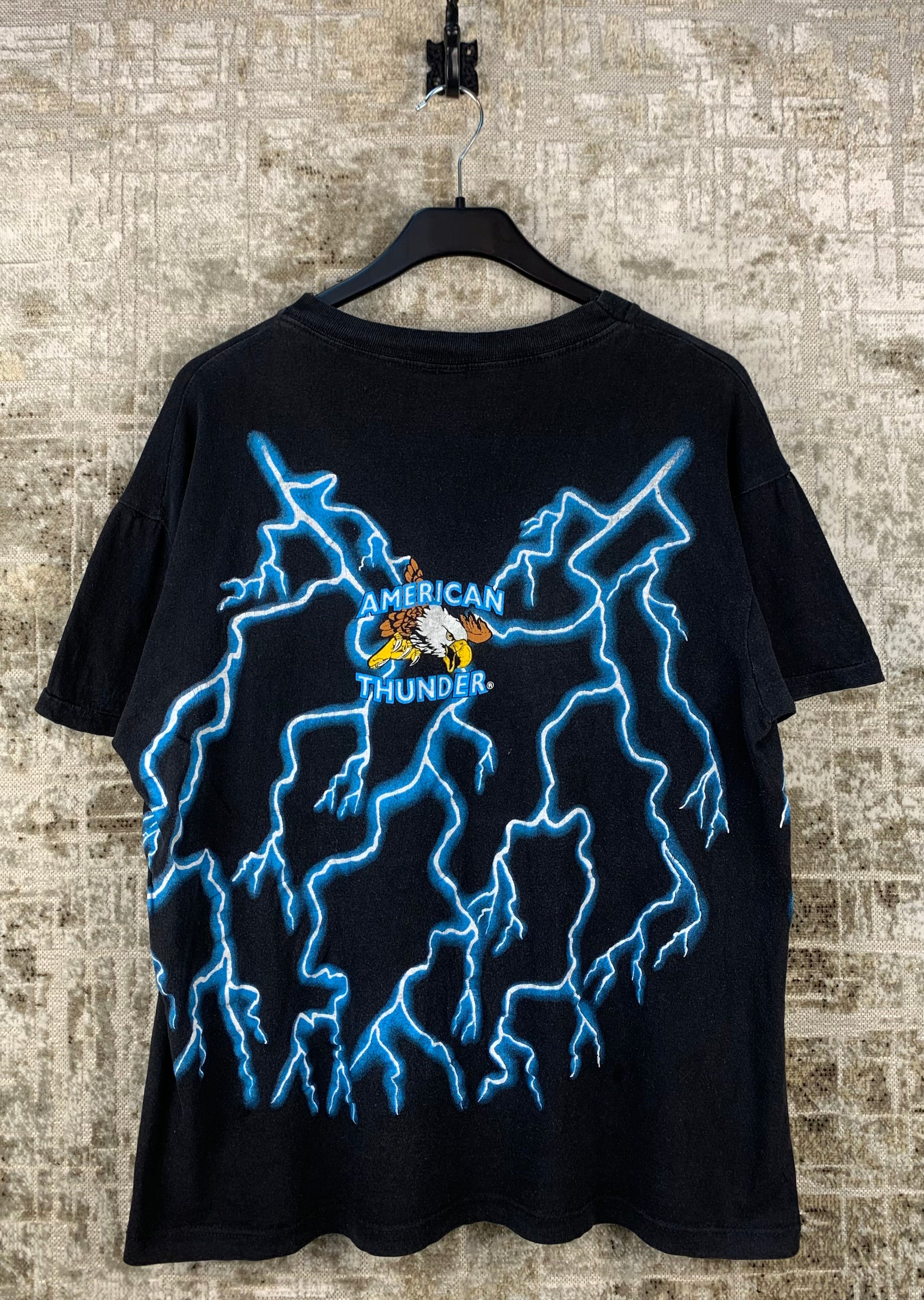 Caribbean Dream Vintage Black Graphic T-shirt