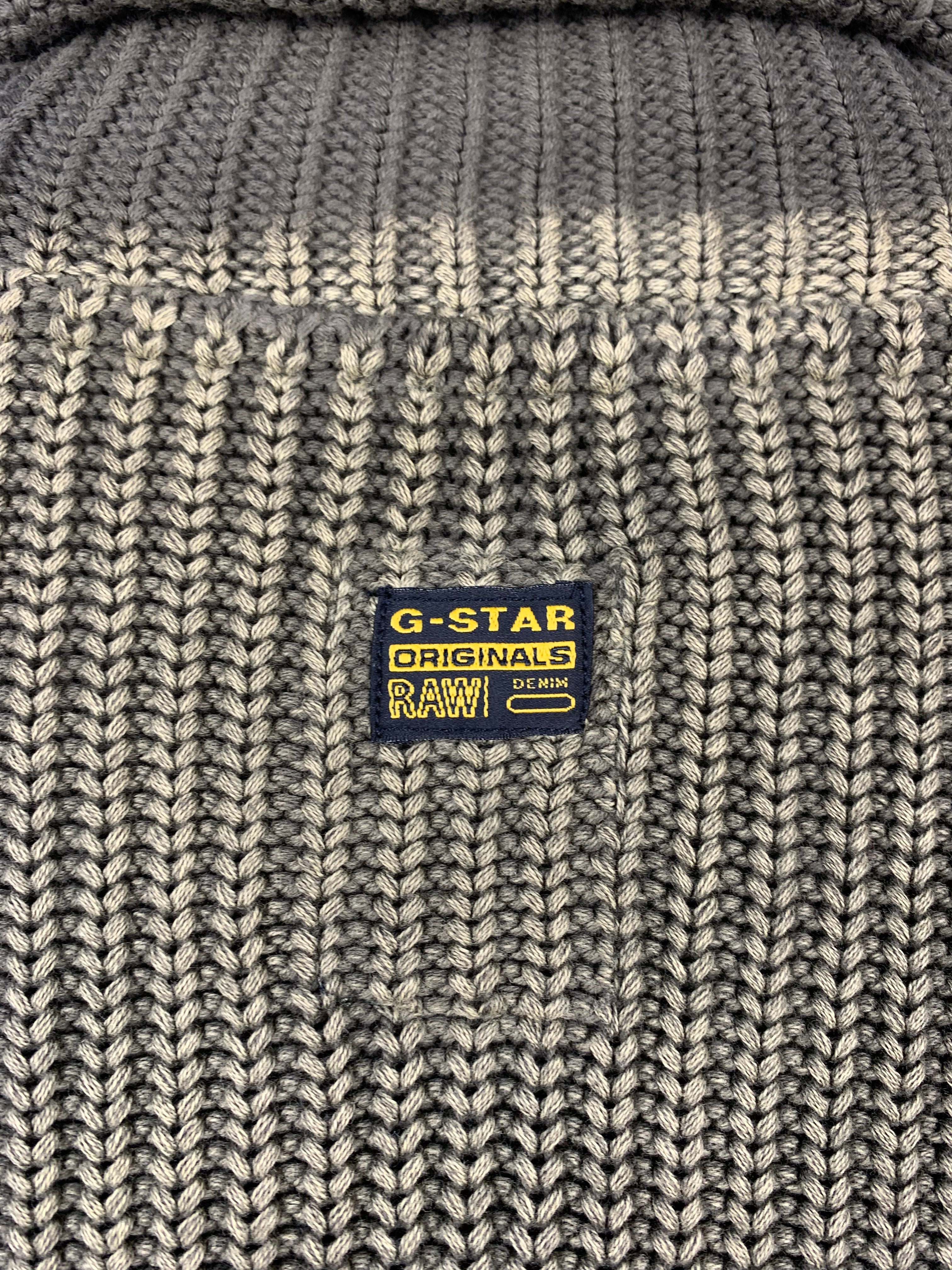 Men's G-Star Raw Green Knit Cardigan
