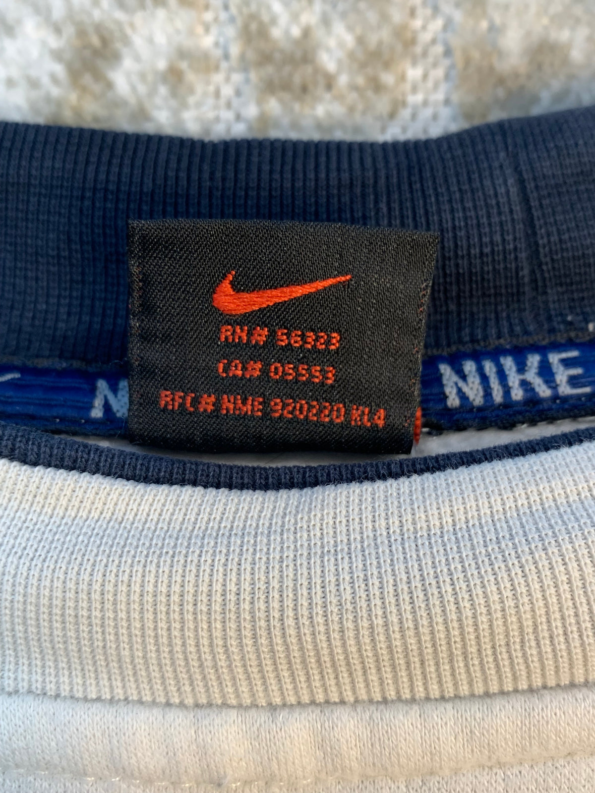 Nike Spellout Colourblock Crewneck Sweatshirt