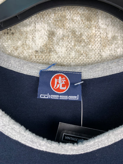 Mens Y2K Diesel Navy Blue Graphic Tank Top