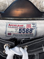 Men's Y2K Austar Jeans Black Surf Shorts