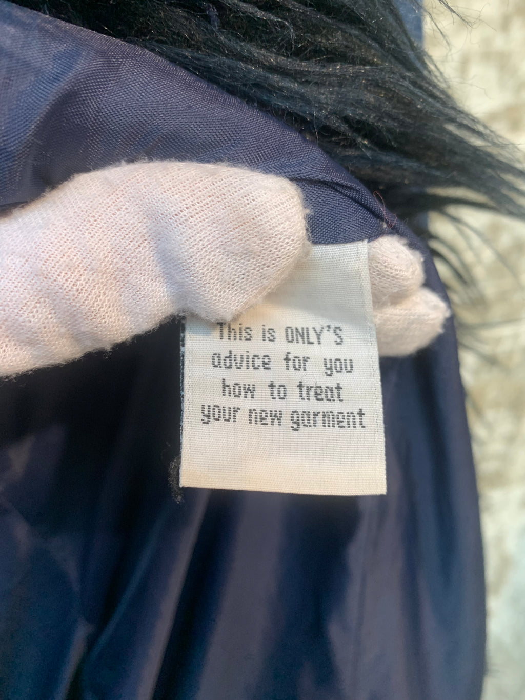 Only Jeanswear Y2K Denim Afghan Coat