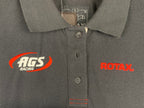 Y2K Women's Rotax AGS Racing Black Polo Shirt