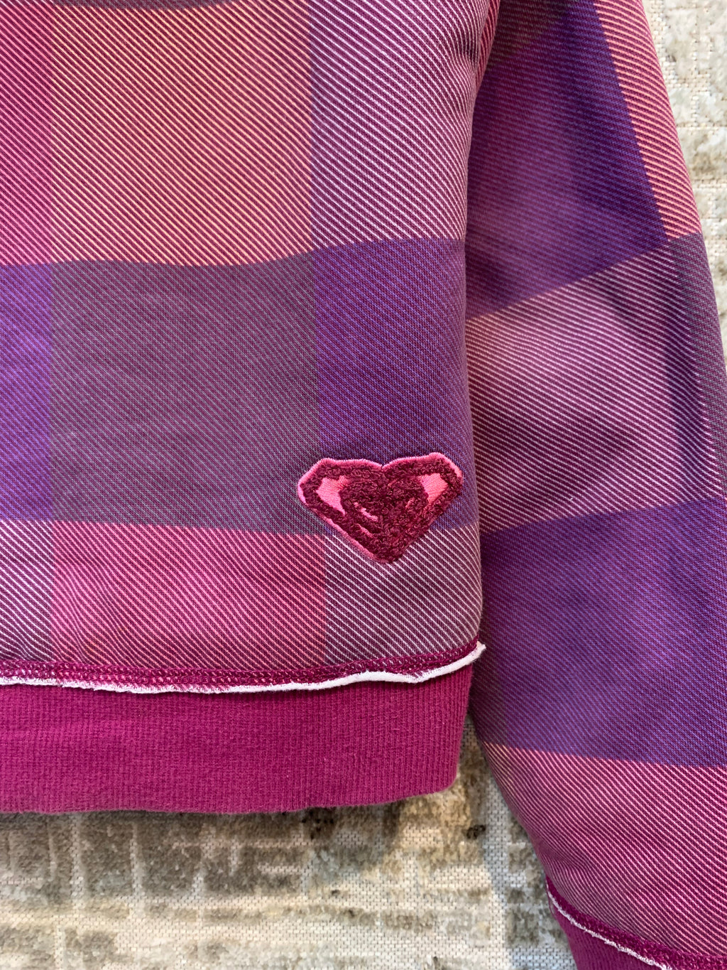 Roxy Sherpa-Lined Plaid Zip Hoodie