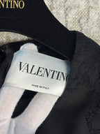 Valentino Garavani Black Lace-Paneled Dress