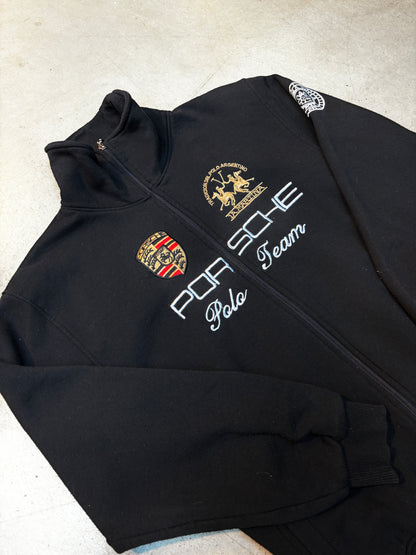 La Martina Porsche Team Embroidered Full-Zip Racing Jacket